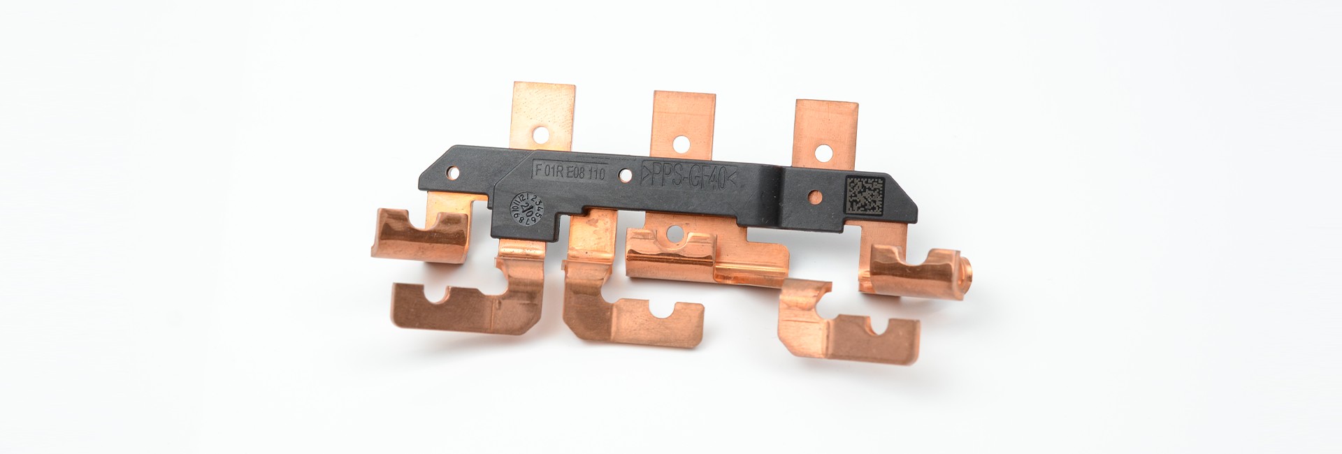 Precision Copper Stamping Parts with Insert Molding