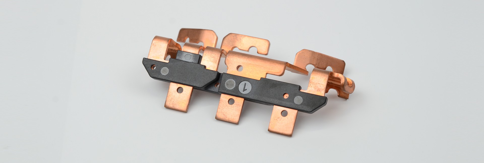 Precision Copper Stamping Parts with Insert Molding